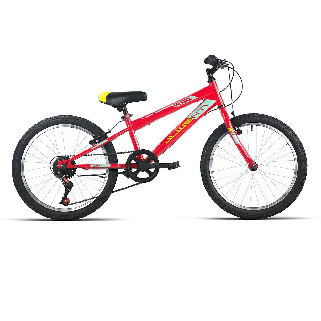 BICI 20" NIÑO ROJO/NEGRO 5 VELOCIDADES 2023