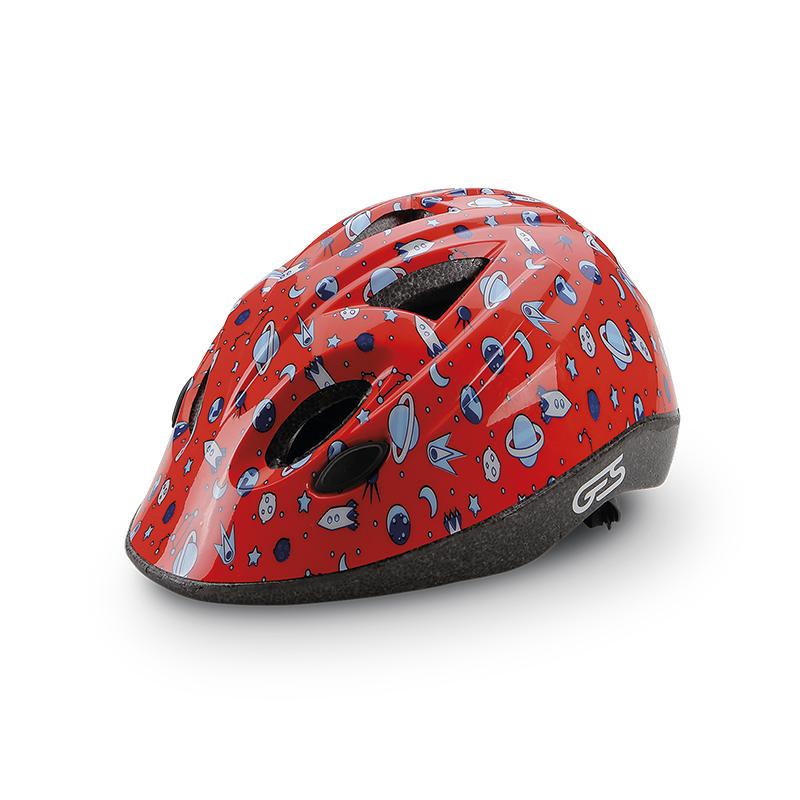 CASCO NIÑO DOKKY "PLANET", ROJO