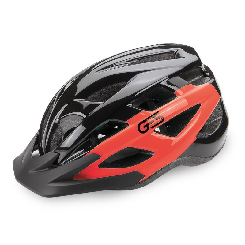 CASCO "VARIK", NEGRO/NARANJA FLUOR