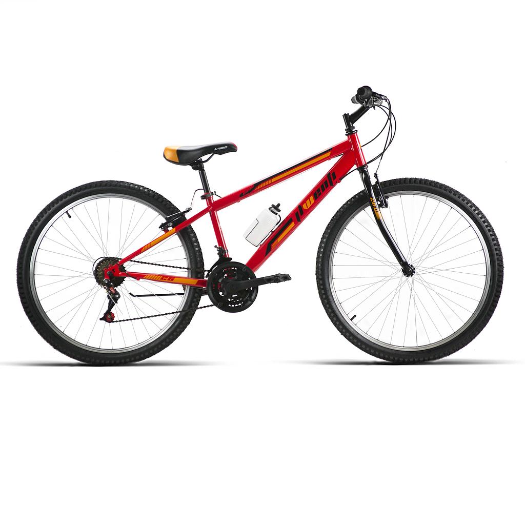 BICI 26" MTB HOMBRE ACERO ECO "B300" ROJO/NARAN. 2024 T-18
