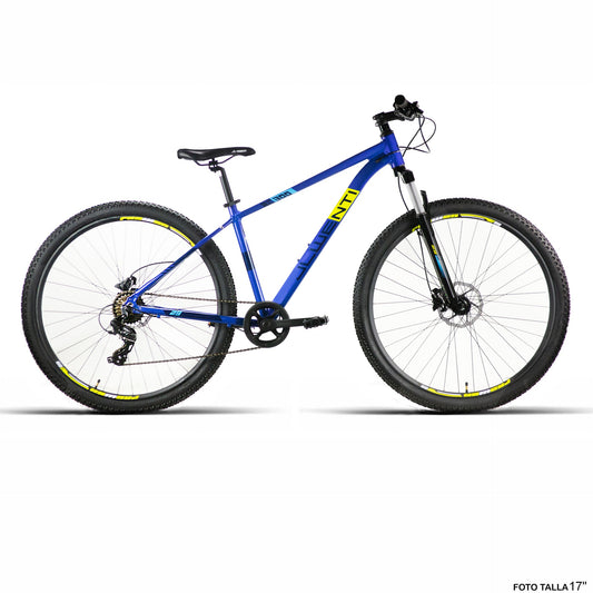 BICI 29" ALUM AZUL F/D HIDRA. "RC300" SHIMANO 1x8VEL T-15