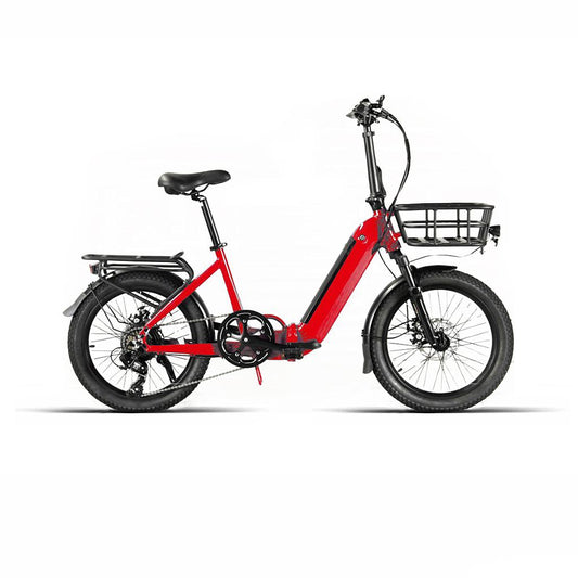 E-BIKE PLEGABLE 20" 7VEL "MOD MOVE" ROJA
