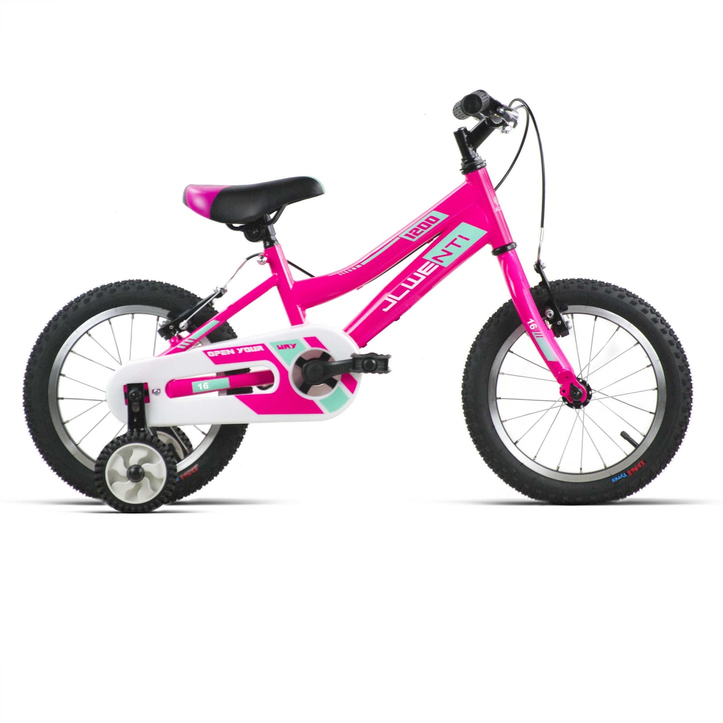 BICICLETA JL WENTI 16" NIÑA ROSA "1200"