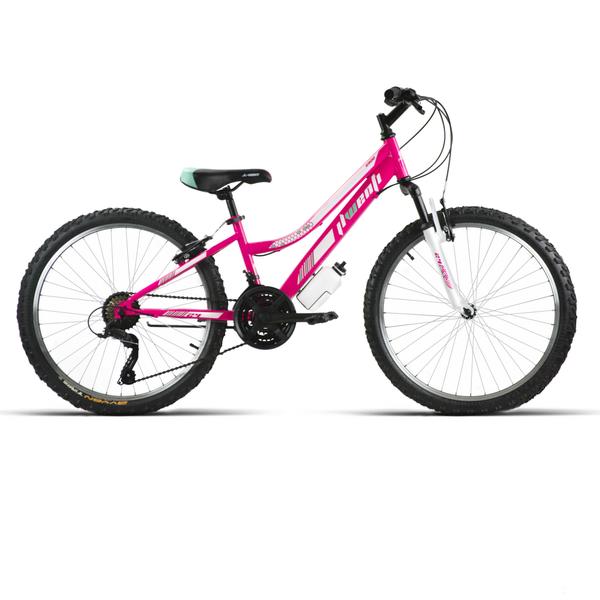 BICI 26" MTB MUJER ACERO "MICROSIFT" C/SUSP ROSA. 21VEL