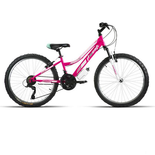 BICI 26" MTB MUJER ACERO "MICROSIFT" C/SUSP ROSA. 21VEL