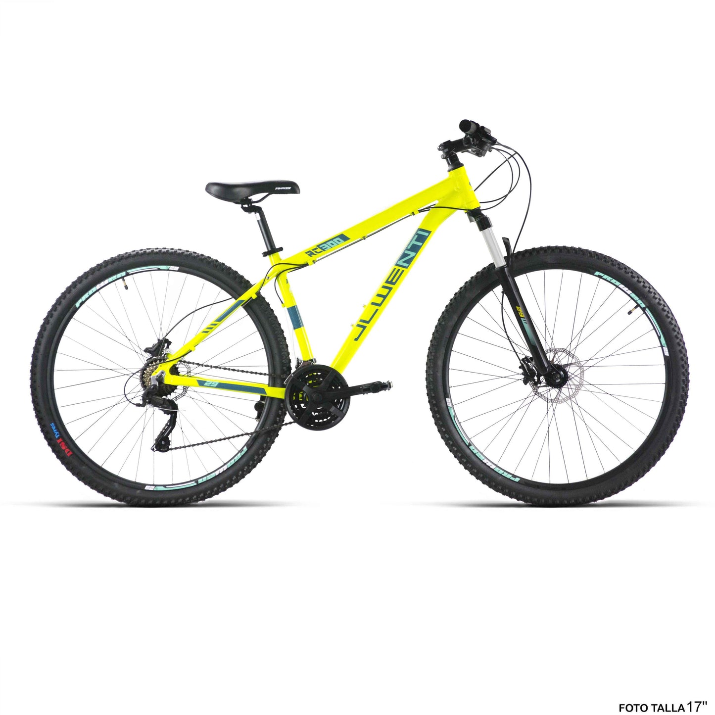 BICICLETA JL WENTI 29" ALUM AMARILLO F/D HIDRA. "RC300" MICROSIFT 21VEL T-15