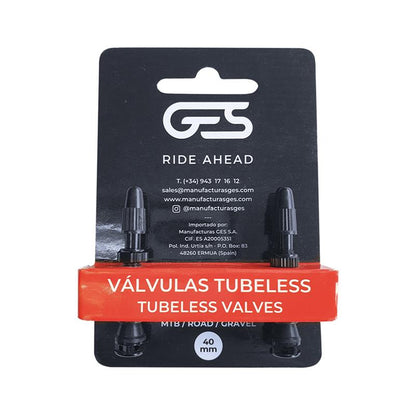 KIT VÁLVULAS TUBELESS 40 MM.